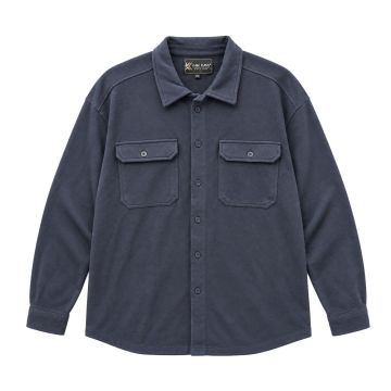Kam Mens Big Size Stretch Jersey Overshirt
