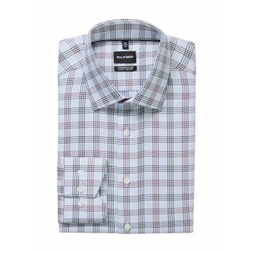 Olymp Mens Big Size Comfort Fit Woven Check Non Iron Formal Long Sleeve Shirt