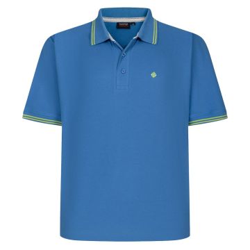 Espionage Mens Big Size Tipped Pique Polo Shirt