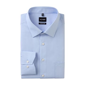 Olymp Mens Big Size Comfort Fit Non Iron Egyptian Cotton Formal Long Sleeve Shirt