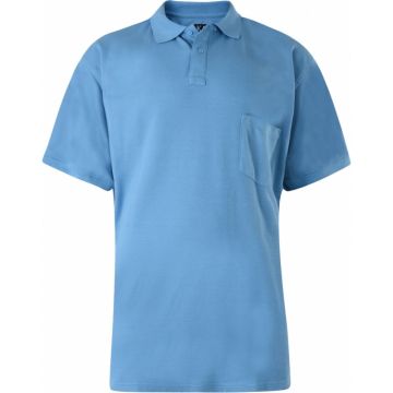 Kam Mens Big Size Plain Polo Shirt With Chest Pocket