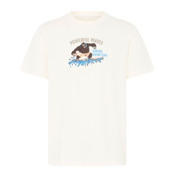 Blend Mens Big Size Crew Neck Gorilla Surfing TShirt