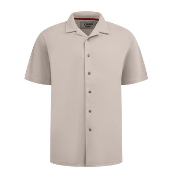 D555 Stretch Cuban Collar Resort Short Sleeve Shirt