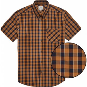 Ben Sherman Mens Big Size Button Down Collar Cotton Check Shirt