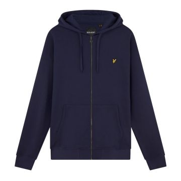 Lyle & Scott Mens Big Size Plain Zip Through Hoodie