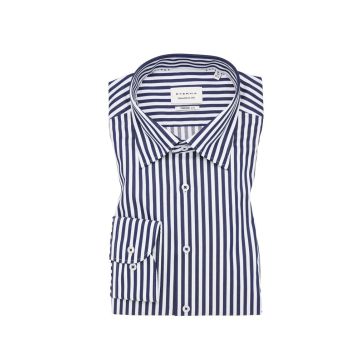 Eterna Mens Big Size Bengal Stripe Formal Long Sleeve Shirt