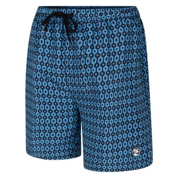 Espionage Mens Big Size Geometric Print Swim Shorts