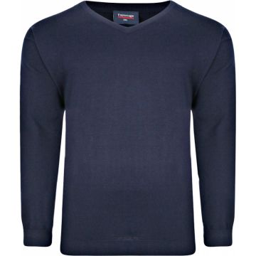 Espionage Mens Big Size Cotton V Neck Sweater
