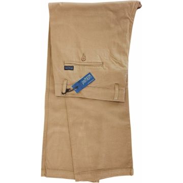 Ed Baxter Mens Big Size Low Front Cotton Stretch Chino