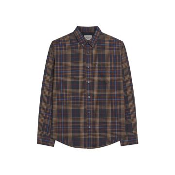Ben Sherman Mens Big Size Check Button Down Collar Casual Long Sleeve Shirt