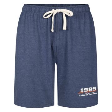 Ed Baxter Mens Big Size Cotton Varsity Lounge Short With Elastic and Drawstring Waistband