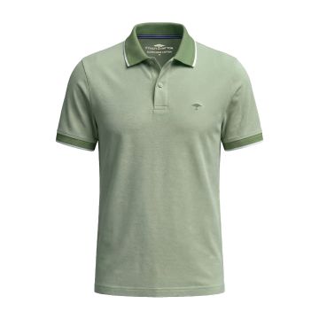 Fynch Hatton Mens Big Size Two Tone Contrast Collar Cotton Polo