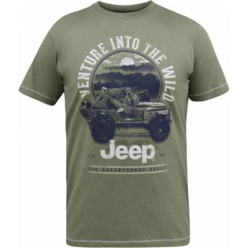 Mens Big Size Duke HIBBERT-D555 Official Jeep Printed T-Shirt