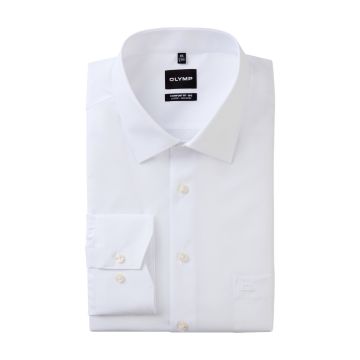 Olymp Mens Big Size Comfort Fit Non Iron Egyptian Cotton Formal Long Sleeve Shirt
