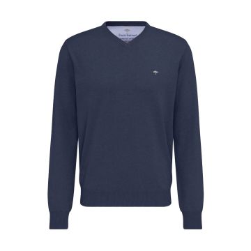Fynch Hatton Mens Big Size Superfine Premium Cotton V Neck Jumper