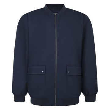 Espionage Mens Big Size Bomber Jacket With Full Zip Front
