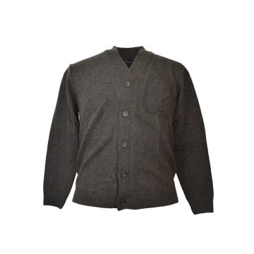 Kings Road Mens Big Size Five Button Wool Cardigan