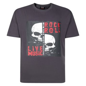 Espionage Mens Big Size Rock Roll Festival T-Shirt