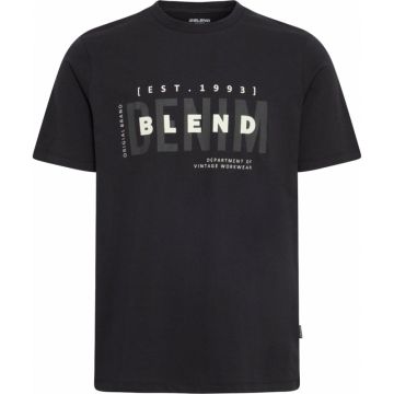 Blend Mens Big Size Branded Logo T Shirt