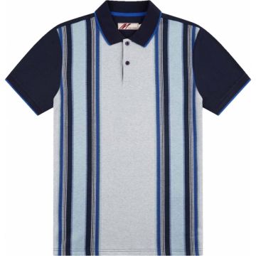 Mish Mash Mens Big Size Vertical Stripe Fashion Polo