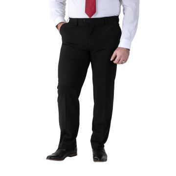 D555 Mens Big Size Plain Stretch Suit Trouser