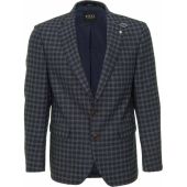 Digel Mens Big Size Stretch Check Wool Sports Jacket