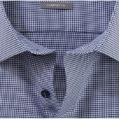 Olymp Mens Big Size Micro Dogtooth Formal Long Sleeve Shirt