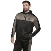 D555 Mens Big Size Active Performance Stretch Zip Through Hoodie