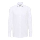 Eterna Mens Big Size Comfort Fit Self Stripe Cotton Formal Long Sleeve Shirt