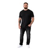 D555 Mens Big Size 5 Pack Combed Cotton Crew Neck T-Shirt