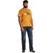 North 56 Denim Mens Big Size Logo Print Crew Neck Cotton T Shirt