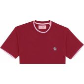 Penguin Mens Big Size Organic Cotton Crew Neck T Shirt with contrast Trim