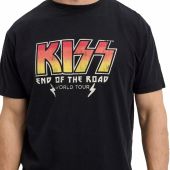 North 56°4 Mens Big Size Licenced Kiss Rock Band tee Shirt
