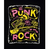 Espionage Mens Big Size Punk Rock Print Crew Neck T Shirt