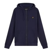 Lyle & Scott Mens Big Size Plain Zip Through Hoodie