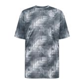 D555 Mens Big Size Sports Top Dry Wear Light Weight All Over Print Crew Neck T-shirt
