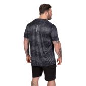 D555 Mens Big Size Dry Wear Light Weight All Over Print With Mesh Stripe