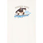 Blend Mens Big Size Crew Neck Gorilla Surfing TShirt