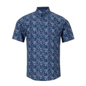 Douglas & Grahame Mens Big Size Drifter Casual Floral Design Short Sleeve Shirt