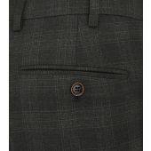 Skopes Mens Big Size Leone Suit Trouser Grey Check