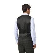 Skopes Mens Big Size Leone Suit Waistcoat Grey Check