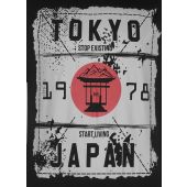 Kam Mens Big Size Tokyo Japan Printed Tee
