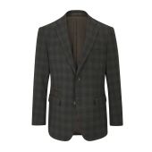 Skopes Mens Big Size Leone Suit Jacket Grey Check