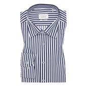 Eterna Mens Big Size Bengal Stripe Formal Long Sleeve Shirt