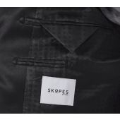 Skopes Mens Big Size Black Paisley Evening Jacket
