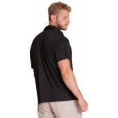 North 56 Mens Big Size Cool Effect Performance Zip Neck Short Sleeve Polo