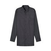 Olymp Mens Big Size Fine Satin Cotton Print Shirt