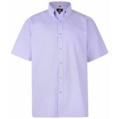 Kam Mens Big Size Plain Short Sleeve Oxford Shirt