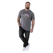 D555 Mens Big Size Gas Monkey Garage Crew Neck T Shirt