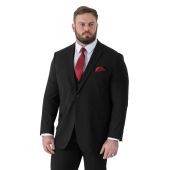 D555 Mens Big Size Plain Stretch Suit Jacket